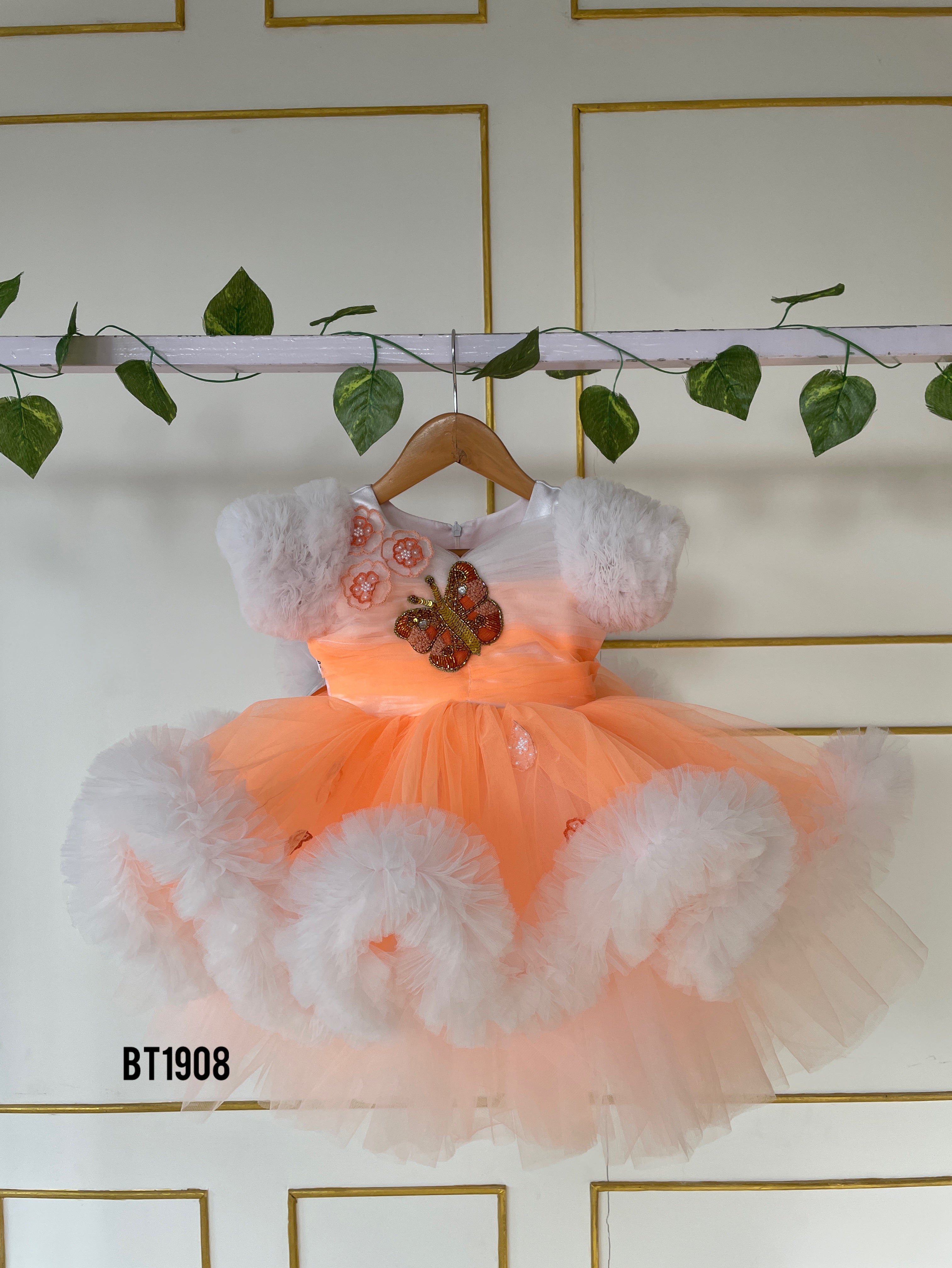 BT1908 Butterfly Keen: Adorable Baby Party Dress