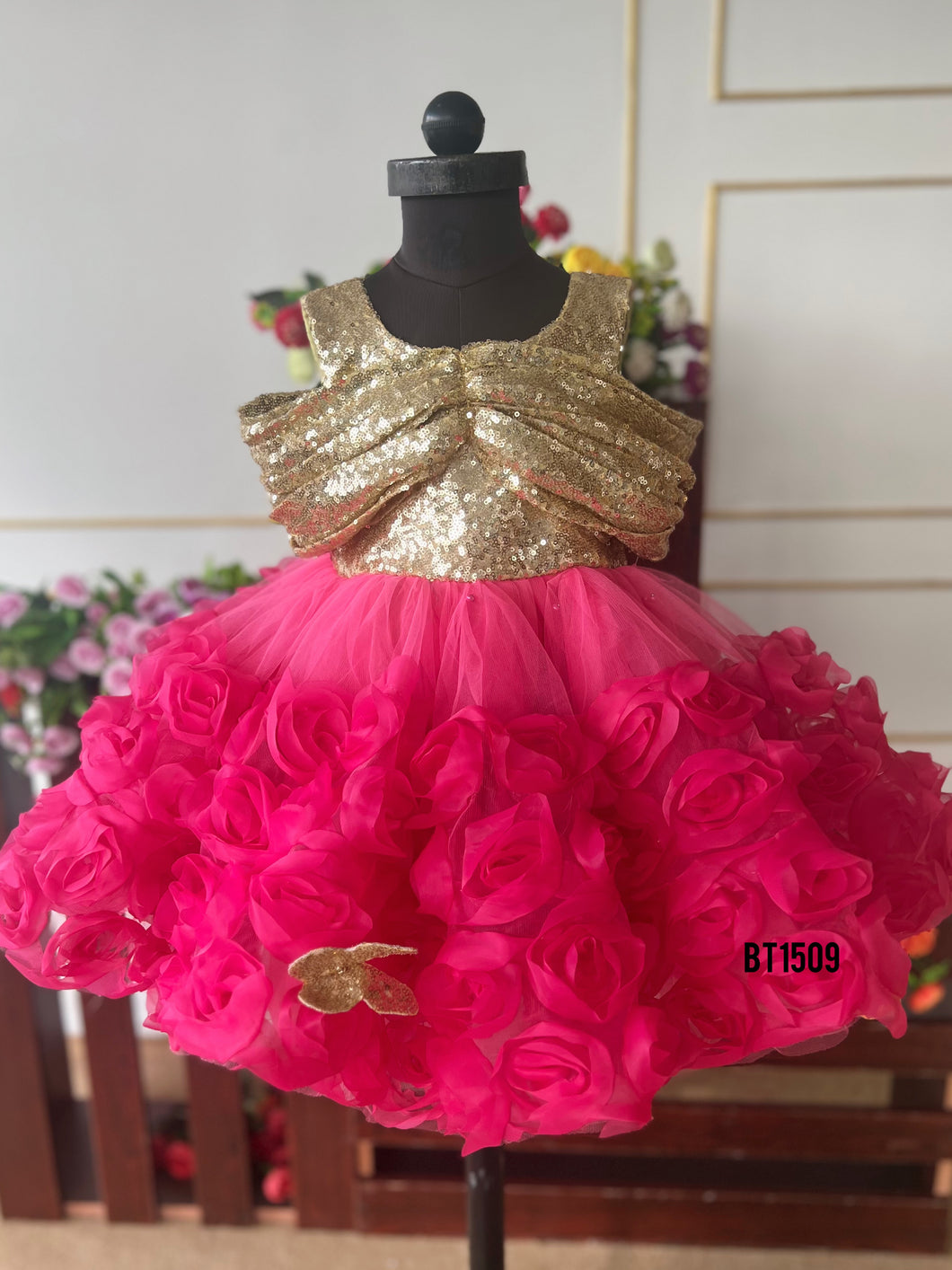 BT1509 Fuchsia Fantasy - Blossom Gala Dress
