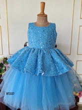 Load image into Gallery viewer, BT2237 ❄️ Sparkling Ice Princess Dress – A Magical Fairytale Look! 💙✨