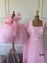 Load image into Gallery viewer, BT1876 Pink Flutter Butterfly Gown For Combo
