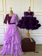 Load image into Gallery viewer, BT2060 💜 Elegant Mom-Baby Duo: Perfect for Special Celebrations 💜