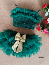 Load image into Gallery viewer, BT1489 Emerald Elegance - Little Gem's Party Dress