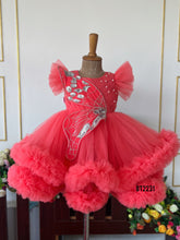 Load image into Gallery viewer, BT2231 🎀✨ Fiery Fairy Princess Dress – A Magical Look for Your Little Star! 👑❤️