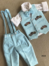 Load image into Gallery viewer, BT2212 Vintage Car-Themed Baby Suit Set 🚗🎩