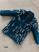 Load image into Gallery viewer, BT2162 Velvet Lightning Party Wear Blazer Set for Your Dashing Little Boy ⚡💙