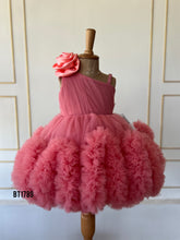 Load image into Gallery viewer, BT1789 Enchanted Rose – One-Shoulder Baby Party Dress