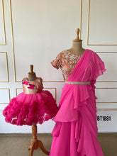 Load image into Gallery viewer, BT1881 Radiant Rose Twinning Attire for Mother & Babe