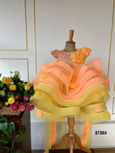 Load image into Gallery viewer, BT1864 Sunkissed Elegance: Sunset Glow Party Frock