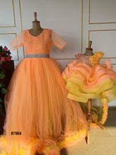 Load image into Gallery viewer, BT1864 Sunkissed Elegance: Sunset Glow Party Frock