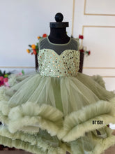 Load image into Gallery viewer, BT1591 Glistening Elegance Baby Gown - Dazzle at Every Soiree!