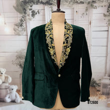 Load image into Gallery viewer, BT2600 - Men’s Royal Emerald Green Hand-Embroidered Jodhpuri