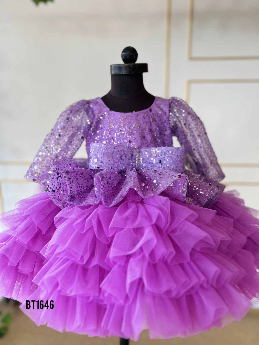 BT1646 Lavender Sparkle Princess Dress - Every Twirl Tells a Tale