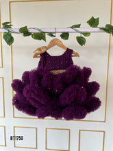 Load image into Gallery viewer, BT1750 Enchanted Evening: Regal Purple Princess Dress