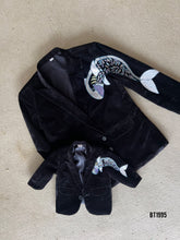 Load image into Gallery viewer, Daddy & Me: Matching Velvet Elegance for Special Celebrations