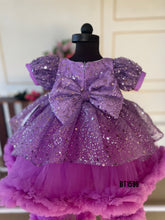 Load image into Gallery viewer, BT1596 Sparkling Princess Party Dress - Purple Glamour for Joyful Celebrations