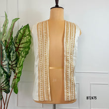 Load image into Gallery viewer, 🌿 BT2475 Royal Tapestry Dad Indo-Western Jacket Set