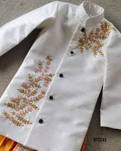 Load image into Gallery viewer, BT2245 🌸 Ivory Royal Sherwani – A Timeless Blend of Elegance & Tradition! 👑✨