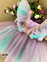 Load image into Gallery viewer, BT1651 Pastel Dream Dress - Your Little One's Perfect Party Outfit!