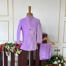 Load image into Gallery viewer, BT2319 💜 Enchanted Lavender Sherwani – A Dreamy Royal Look for Your Prince! ✨👑
