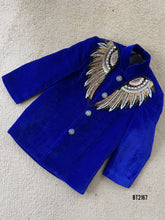 Load image into Gallery viewer, BT2167 The Regal Winged Angelic Charm Party Wear Blazer for Little Man ✨🕊️