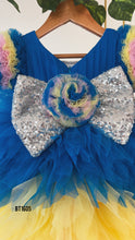 Load image into Gallery viewer, BT1605 Rainbow Unicorn - Vibrant Baby Party Frock
