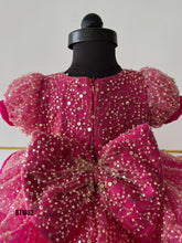 Load image into Gallery viewer, BT1633 Glittering Fuchsia Fantasy – Baby’s Festive Frolic Dress