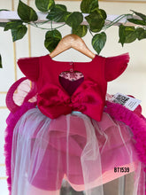 Load image into Gallery viewer, BT1539 Floral Fantasy Frock in Fuchsia - Where Dreams Twirl