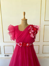 Load image into Gallery viewer, BT1853 Crimson Blossom Gala Gown - Celebrate Togetherness in Style!
