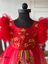 Load image into Gallery viewer, BT1522 Twinkle in Red – Baby's Festive Party Dress