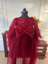 Load image into Gallery viewer, BT1541 Crimson Charm Party Dress – Radiate Elegance at Every Celebration!