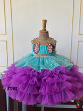 Load image into Gallery viewer, BT2187 Mermaid Magic Party Dress for Little Stars 🧜♀️✨