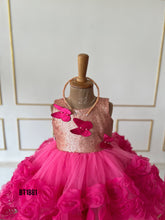 Load image into Gallery viewer, BT1881 Enchanted Fuchsia Fairy Frock for Little Stars