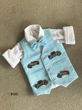 Load image into Gallery viewer, BT2212 Vintage Car-Themed Baby Suit Set 🚗🎩