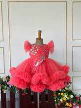 Load image into Gallery viewer, BT2231 🎀✨ Fiery Fairy Princess Dress – A Magical Look for Your Little Star! 👑❤️