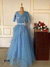 Load image into Gallery viewer, BT2118 💎 Elegant Blue Dream: Stunning Evening Gown for Moms to Shine! 💎