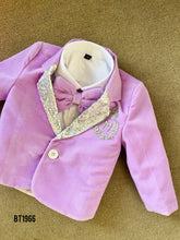 Load image into Gallery viewer, BT1966 Adorable Lilac Baby Boy Party Wear Suit – Perfect for Special Occasions