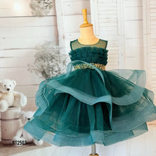 Load image into Gallery viewer, BT2503 Emerald Green Family Combo Outfit | Dad, Mom & Baby Matching Party Wear Set