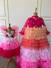 Load image into Gallery viewer, BT1830 Enchanted Garden Flutter Dress – Let Imagination Bloom!