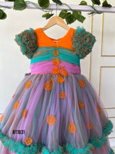 Load image into Gallery viewer, BT1831 Tropical Sunset Celebration Dress for Little Divas