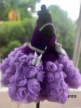 Load image into Gallery viewer, BT1579 Regal Lilac Rose Dress - A Fairytale in Purple!