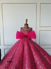 Load image into Gallery viewer, BT1866 Glittering Fuchsia Fantasy: Sparkle Celebration Dress