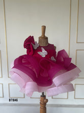 Load image into Gallery viewer, BT1846 Butterfly Tulle Dress for Baby Girls