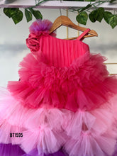 Load image into Gallery viewer, BT1595 Sunset Ruffle Extravaganza Baby Party Dress