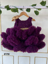 Load image into Gallery viewer, BT1750 Enchanted Evening: Regal Purple Princess Dress
