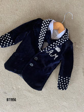 Load image into Gallery viewer, BT1956 Velvet Charm: A Dashing Velvet Party Wear Blazer for Little Boys