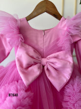 Load image into Gallery viewer, BT1640 Pink Petal Princess - Enchanted Tulle Baby Gown