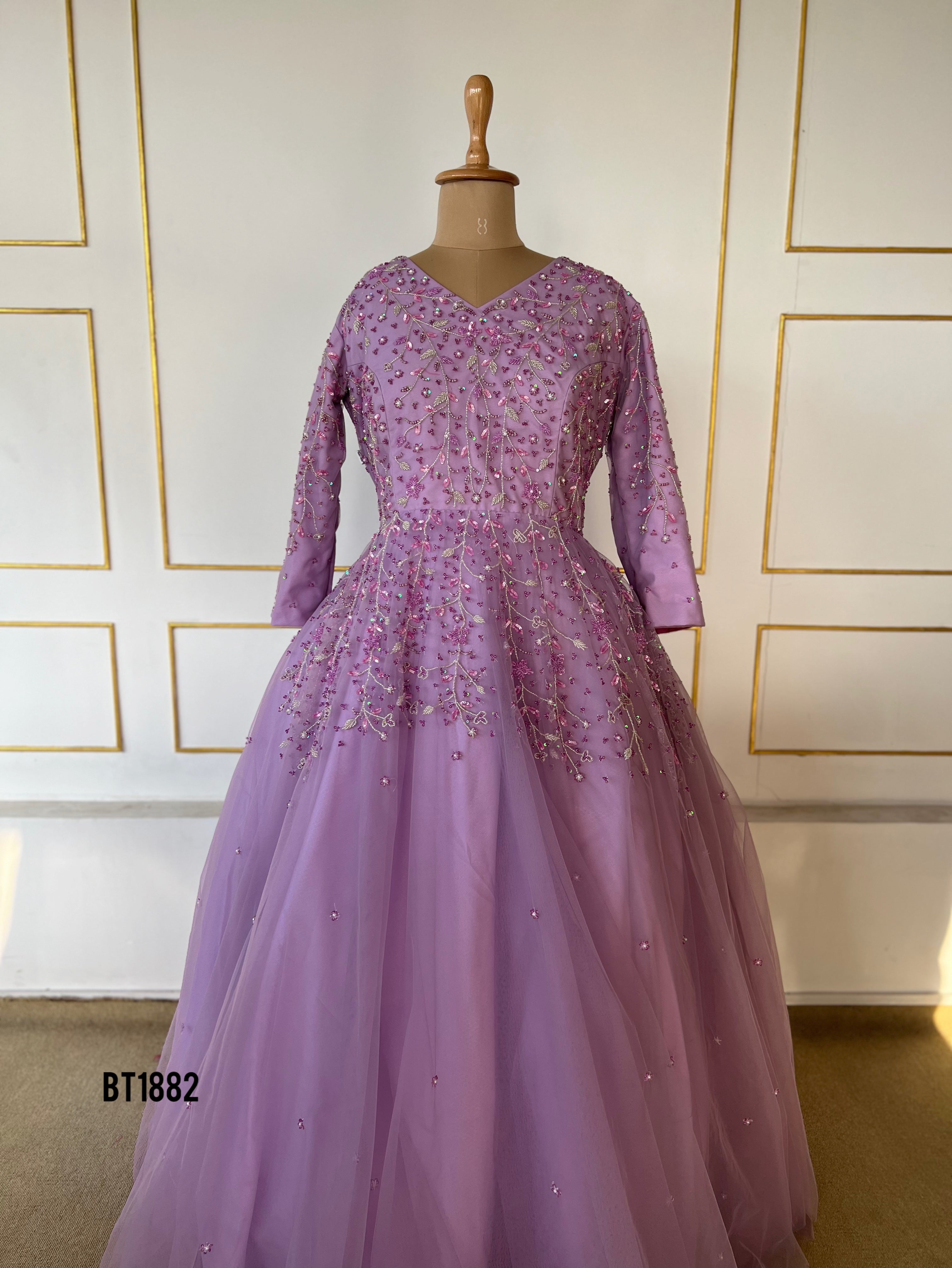 Bt1882 Lavender Dream Gown  Fairytale Elegance Mom