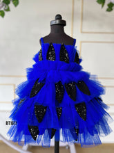 Load image into Gallery viewer, BT1611 Sapphire Sparkle: The Ultimate Showstopper for Little Fashionistas
