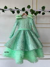 Load image into Gallery viewer, BT1756 Enchanted Sparkle Mint Sequin Party Dress