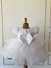Load image into Gallery viewer, BT1809 Whispering White: An Ethereal Tulle Dress for Little Angels
